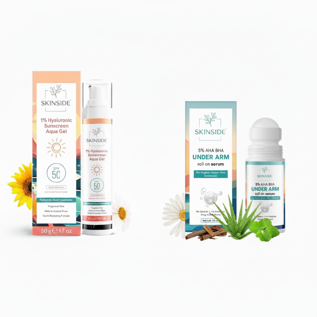 Sunscreen+Underarm Roll On Combo