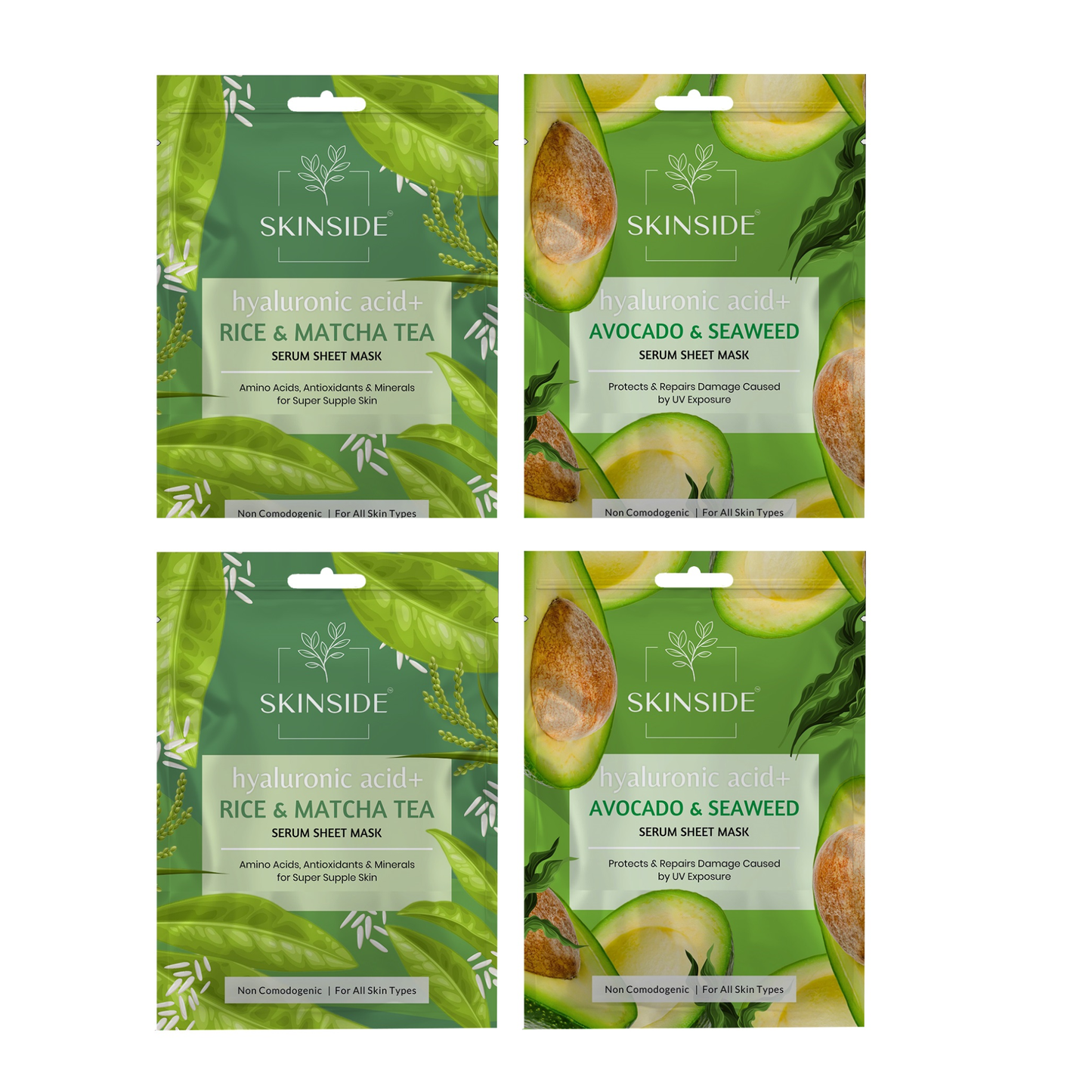 Skinside Sheet Mask (Pack of 4)