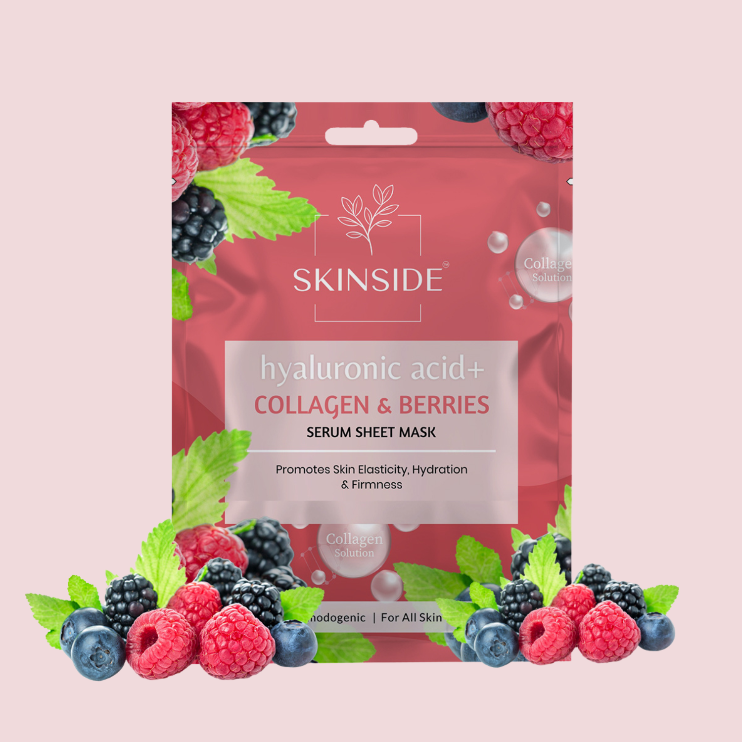 SkinSide Serum Sheet Mask for Glowing Skin with Hyaluronic